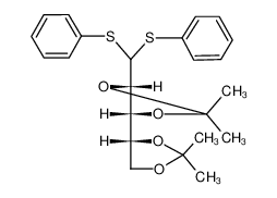 2,3:4,5-Di-O-isopropyliden-D-arabinose-diphenyl-dithioacetal_28697-87-2