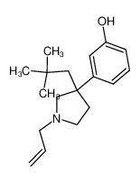 3-[1-Allyl-3-(2,2-dimethyl-propyl)-pyrrolidin-3-yl]-phenol_28707-63-3