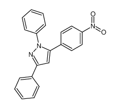 5-(4-nitrophenyl)-1,3-diphenylpyrazole_28710-59-0