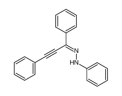 1-(1,3-diphenylprop-2-yn-1-ylidene)-2-phenylhydrazine_28710-62-5