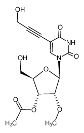 3'-O-acetyl-5-(2-hydroxypropynyl)-2'-O-methyluridine_287101-03-5
