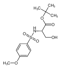 N-(4-methoxybenzenesulfonyl)-L-serine, t-butyl ester_287121-09-9