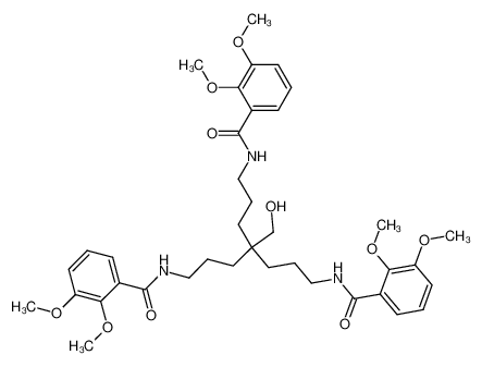 2,2,2-tris[3-(2,3-dimethoxybenzamido)propyl]ethanol_287196-42-3