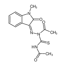 N-Methylisatin-diacetyl-β-thiosemicarbazon_28732-22-1