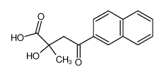 2-Hydroxy-2-methyl-4-naphthalen-2-yl-4-oxo-butyric acid_28734-26-1