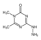 4-hydrazino-1,6-dimethyl-1H-[1,3,5]triazin-2-one_28735-51-5