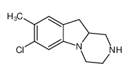 (RS) 7-chloro-8-methyl-1,2,3,4,10,10a-hexahydropyrazino[1,2-a]indole_287384-44-5