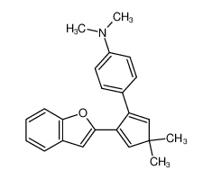 [4-(5-Benzofuran-2-yl-3,3-dimethyl-cyclopenta-1,4-dienyl)-phenyl]-dimethyl-amine_287385-24-4