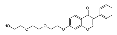 7-(2-(2-(2-hydroxyethoxy)ethoxy)ethoxy)-3-phenyl-4H-chromen-4-one_287472-22-4