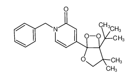1-Benzyl-4-(5-tert-butyl-4,4-dimethyl-2,6,7-trioxa-bicyclo[3.2.0]hept-1-yl)-1H-pyridin-2-one_287476-54-4
