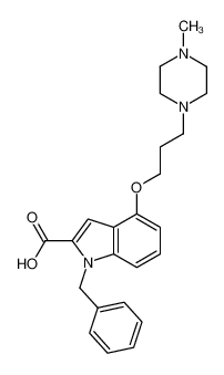 N-Benzyl-4-(3-(4-methylpiperazin-1-yl)propoxy)indole-2-carboxylic Acid_287481-75-8