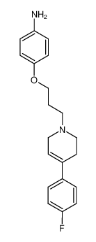 4-{3-[4-(4-Fluoro-phenyl)-3,6-dihydro-2H-pyridin-1-yl]-propoxy}-phenylamine_28771-53-1