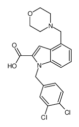 1-(3,4-dichlorobenzyl)-4-(morpholinomethyl)-1H-indole-2-carboxylic acid_287716-06-7
