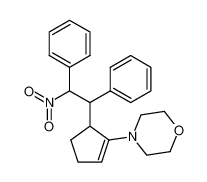 4-[5-(2-nitro-1,2-diphenyl-ethyl)-cyclopent-1-enyl]-morpholine_28772-73-8
