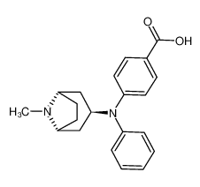4-[phenyl(endo-8-methyl-8-azabicyclo[3.2.1]octan-3-yl)amino]benzoic acid_287721-05-5