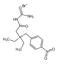 Diethyl-(4-nitro-benzyl)-(2-oxo-2-ureido-ethyl)-ammonium; bromide_28788-26-3