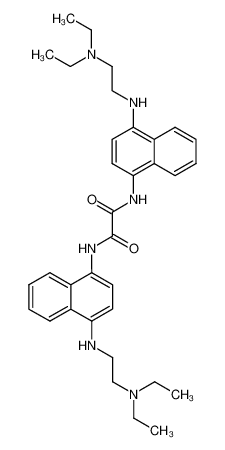 N,N'-Bis-(4-(2-(diethylamino)-ethyl)-amino)-1-naphthyl)-oxamide_28792-74-7