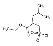 2-Chlorosulfonylmethyl-4-methyl-pentanoic acid ethyl ester_287921-83-9