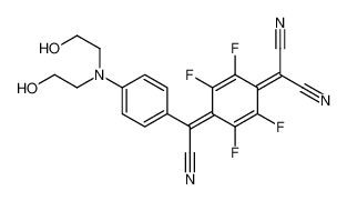 2-[4-[[4-[bis(2-hydroxyethyl)amino]phenyl]-cyanomethylidene]-2,3,5,6-tetrafluorocyclohexa-2,5-dien-1-ylidene]propanedinitrile_287922-15-0