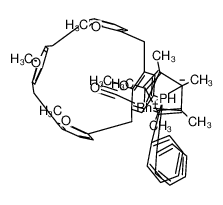 (η5-pentamethylcyclopentadienyl)carbonyl(5-(diphenylphosphino)-25,26,27,28-tetra-n-propoxycalix[4]arene)rhodium(I)_287944-38-1