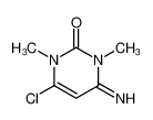 6-chloro-4-imino-1,3-dimethyl-3,4-dihydro-1H-pyrimidin-2-one_28795-51-9