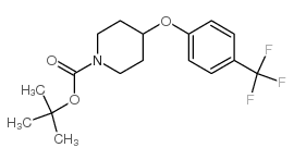tert-butyl 4-[4-(trifluoromethyl)phenoxy]piperidine-1-carboxylate_287952-08-3