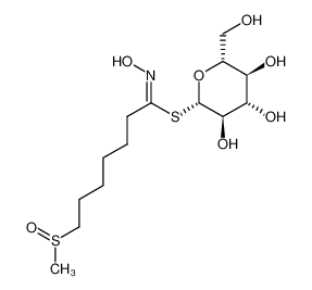 (2S,3R,4S,5S,6R)-3,4,5-trihydroxy-6-(hydroxymethyl)tetrahydro-2H-pyran-2-yl N-hydroxy-7-(methylsulfinyl)heptanimidothioate_287966-63-6