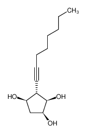 (1S,2R,3S,4R)-3-Oct-1-ynyl-cyclopentane-1,2,4-triol_28798-37-0