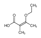 β-ethoxy-α-methyl-crotonic acid_28798-46-1
