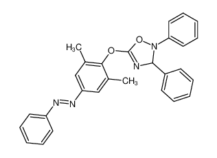 5-(2,6-dimethyl-4-phenylazo-phenoxy)-2,3-diphenyl-2,3-dihydro-[1,2,4]oxadiazole_28798-92-7