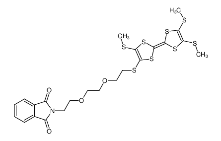 2,3,6-tris(methylthio)-7-{2-[2-(2-phthalimidoethoxy)ethoxy]ethylthio}tetrathiafulvalene_287980-36-3