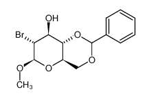 Methyl-2-brom-2-deoxy-4,6-O-benzyliden-β-D-glucopyranosid_2880-97-9