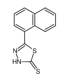 5-naphthalen-1-yl-3H-[1,3,4]thiadiazole-2-thione_28813-62-9