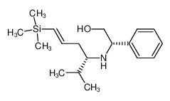 [2S,2(1S,3E)]-2-phenyl-2-[[1-isopropyl-4-(trimethylsilanyl)but-3-enyl]amino]ethanol_288145-06-2