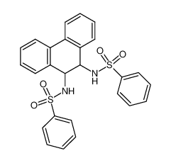 N,N'-(9,10-dihydrophenanthrene-9,10-diyl)dibenzenesulfonamide_28820-11-3