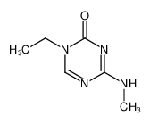 1-ethyl-4-methylamino-1H-[1,3,5]triazin-2-one_28820-82-8