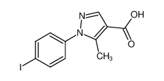 1-(4-iodophenyl)-5-methylpyrazole-4-carboxylic acid_288252-16-4