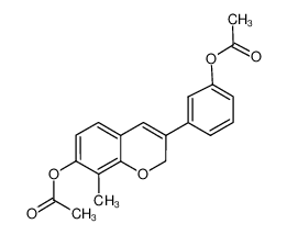 3',7-diacetoxy-8-methylisoflav-3-ene_288266-97-7
