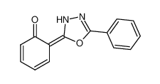 6-(5-phenyl-1,3,4-oxadiazol-2(3H)-ylidene)cyclohexa-2,4-dien-1-one_288271-26-1