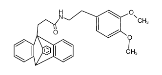 9-(2-Homoveratrylcarbamoyl-aethyl)-triptycen_2883-80-9