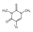 5-Deuterio-1,3-dimethyl-2-thioxo-2,3-dihydro-1H-pyrimidin-4-on_28831-14-3