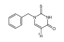 1-Benzyl-5-deuterio-2-thioxo-2,3-dihydro-1H-pyrimidin-4-on_28831-60-9