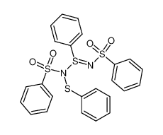 N-(S-phenyl-N-(phenylsulfonyl)sulfinimidoyl)-N-(phenylthio)benzenesulfonamide_28833-58-1