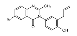 3-(3-allyl-4-hydroxy-phenyl)-6-bromo-2-methyl-3H-quinazolin-4-one_28836-02-4