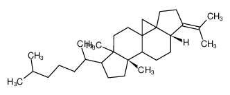 (3aS,5aS)-1-(1,5-Dimethyl-hexyl)-6-isopropylidene-3a,11a-dimethyl-tetradecahydro-dicyclopenta[a,f]cyclopropa[e]naphthalene_28837-11-8