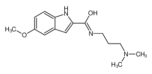 N-[3-(dimethylamino)propyl]-5-methoxy-1H-indole-2-carboxamide_28837-73-2