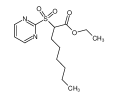 ethyl 2-(pyrimidin-2-ylsulfonyl)octanoate_288400-58-8