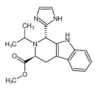 2-isopropyl-3-(methoxycarbonyl)-1,2,3,4-tetrahydro-9H-pyrido[3,4-b]indole-2-imidazole_288573-70-6