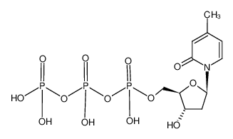 (((2R,3S,5R)-3-hydroxy-5-(4-methyl-2-oxopyridin-1(2H)-yl)tetrahydrofuran-2-yl)methyl)triphosphoric acid_288585-15-9