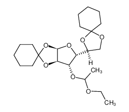 (3a'R,5'R,6'S,6a'R)-6'-(1-ethoxyethoxy)-5'-((S)-1,4-dioxaspiro[4.5]decan-2-yl)tetrahydrospiro[cyclohexane-1,2'-furo[2,3-d][1,3]dioxole]_28867-43-8